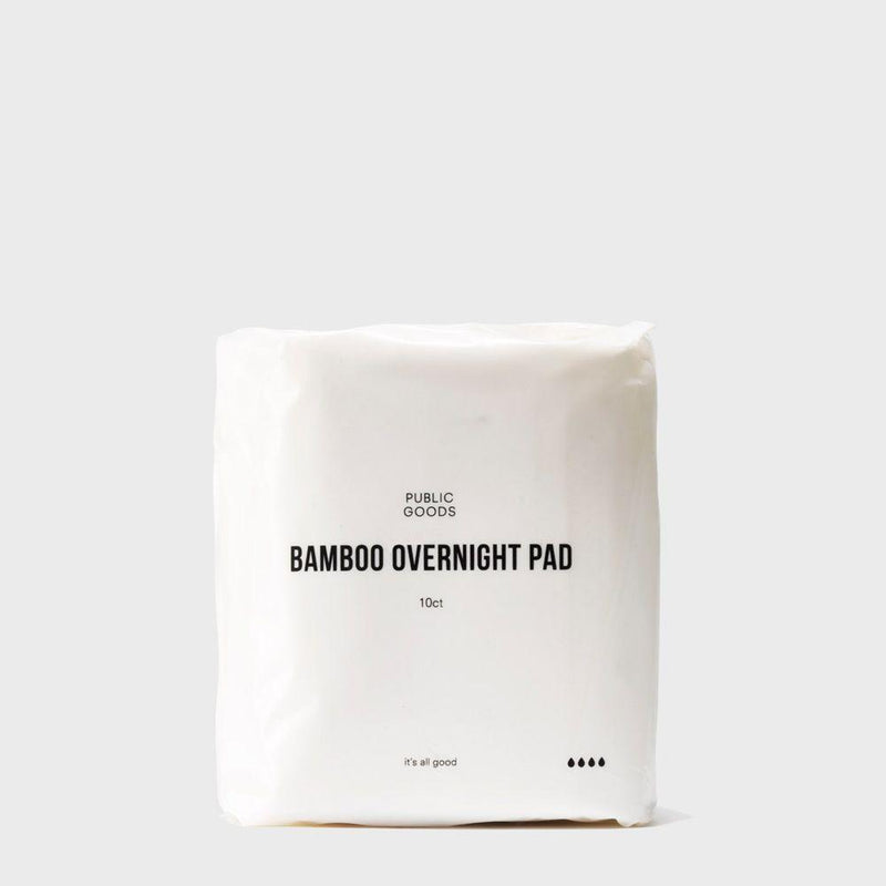 Public Goods Personal Care Bamboo Overnight Pads