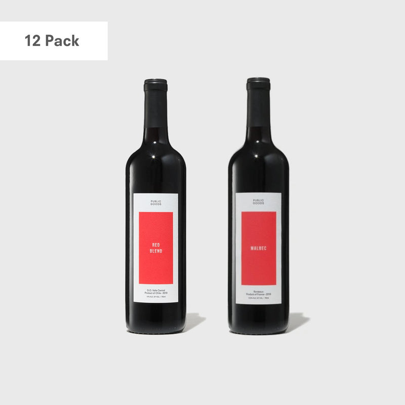 Public Goods Wine Red Variety 12-Pack