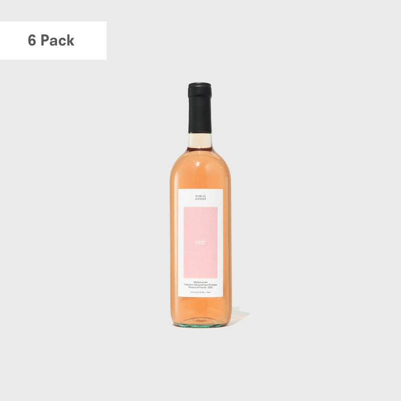 Public Goods Wine RosÃ© 6-Pack