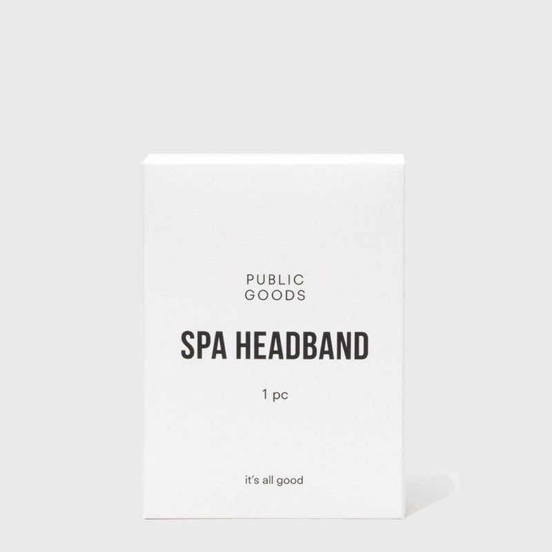 Public Goods Spa Headband | Made of 100% Recycled PET Fiber