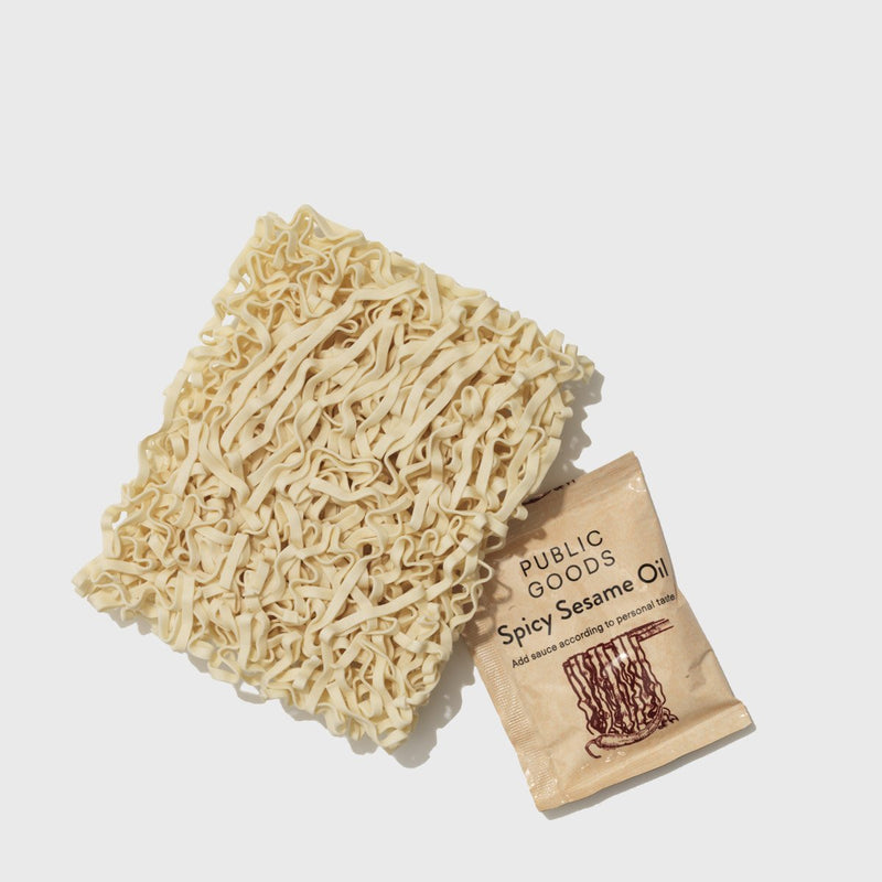 Public Goods Spicy Sesame Oil Ramen Noodles | Healthy & Natural