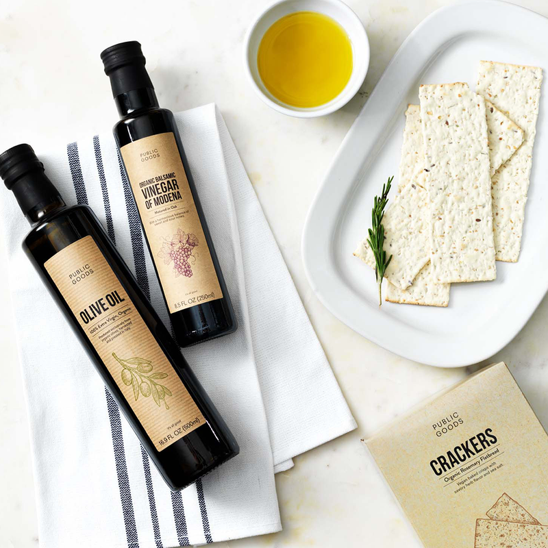 Public Goods Cold Pressed Organic Extra Virgin Olive Oil That is All Natural & Heart Healthy